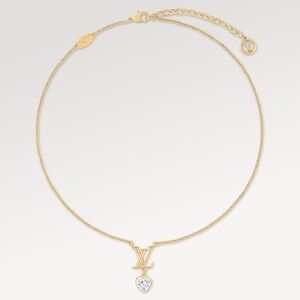 Louis Vuitton LV Iconic Heart Gold Stone Necklace